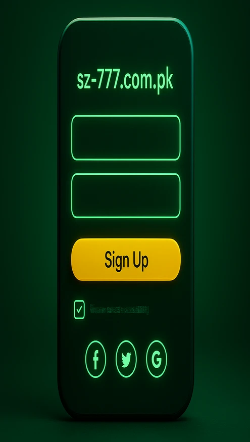 sz777 Login & Sign Up